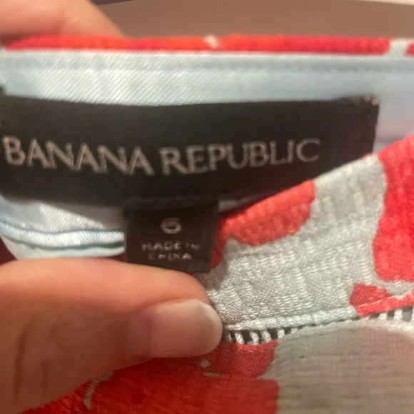 Banana Republic Bold Floral Flare Skirt - Picture 2 of 2